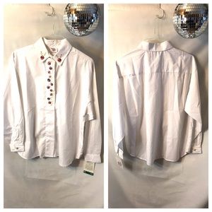 Nutcracker Ugly Christmas Holiday Button Up Shirt